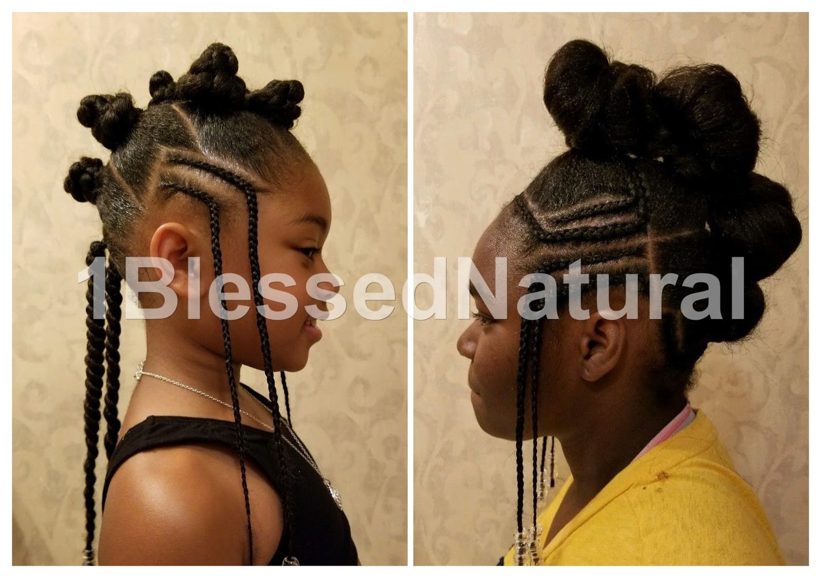 1BN Kids Little Girl Natural Hairstyles Part 1