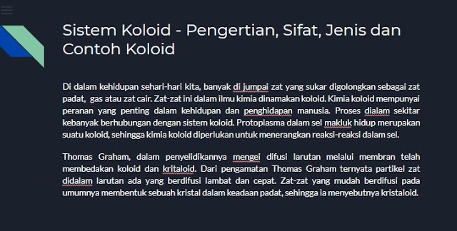 Pengertian Sistem Koloid Karyaserasi Com