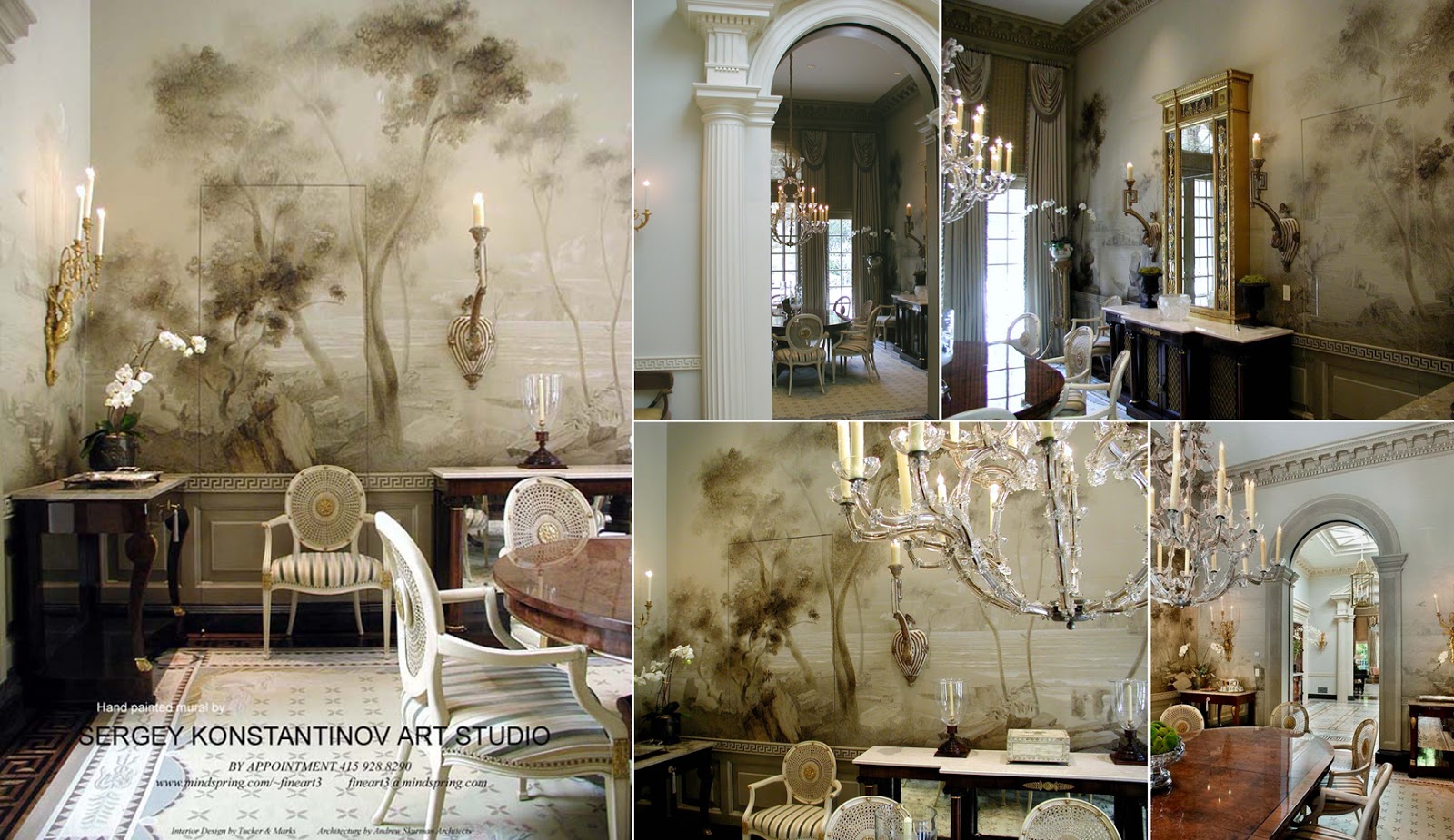 Art studio Sergey Konstantinov: Mural Room San Francisco. Art studio