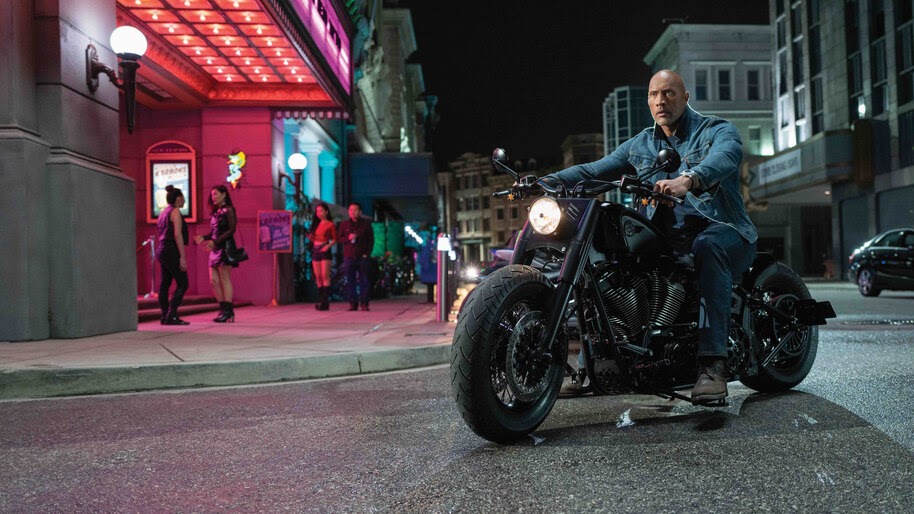 dwayne johnson motorcycle