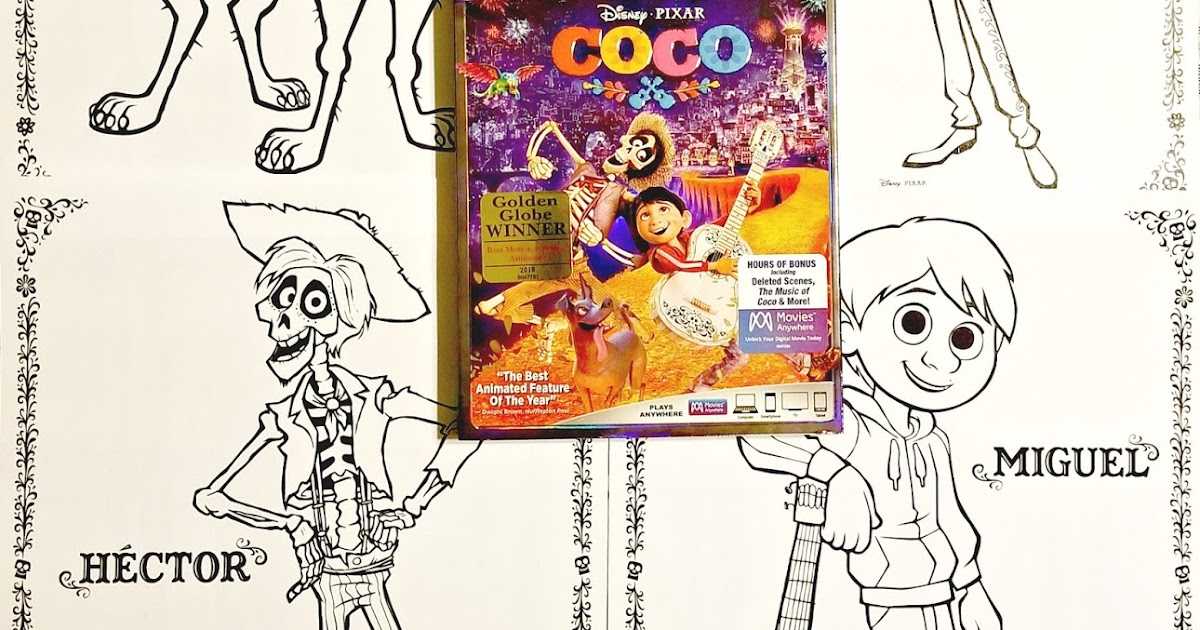Featured image of post Pixar Coco Coloring Pages / The free coloring sheets found here are fun for kids to print and color.