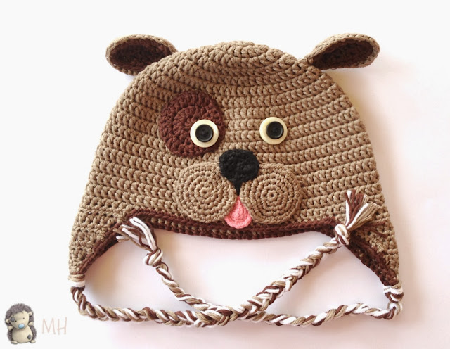 Gorro perrito a crochet