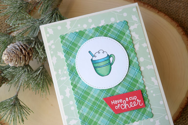 Newton's Nook Designs Cup of Cocoa Card by Jess Crafts