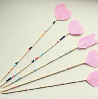 Como Hacer Flechas Romanticas de San Valentin, Manualidades Faciles para Decorar