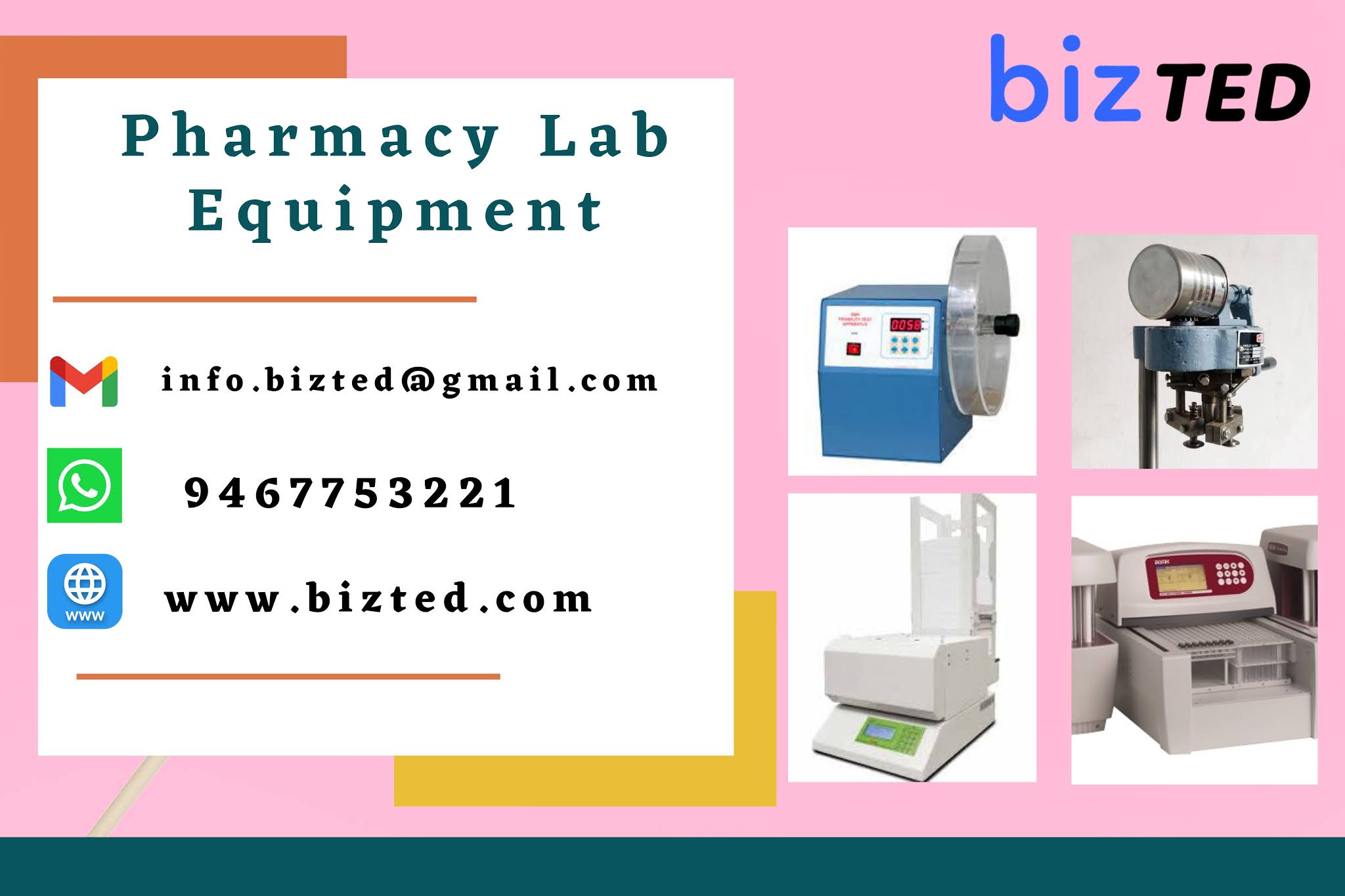 Buy and Sell Online Pharmacy Lab Equipment, Instruments Manufacturer