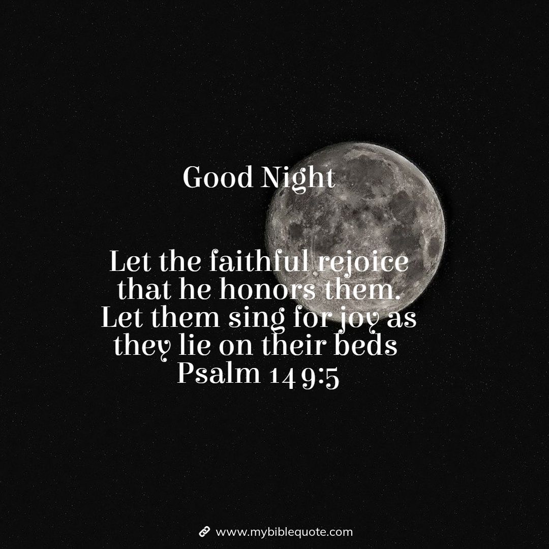 Bible Verse Good Night ~ MYBIBLEQUOTE