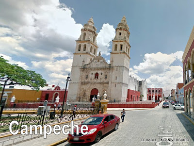 Algunos de los templos coloniales del estado de Campeche.. Noticias en tiempo real