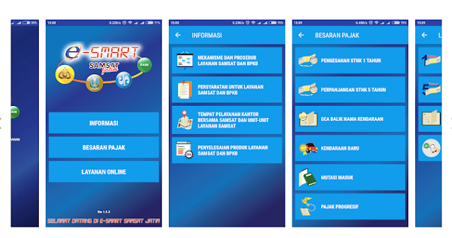 cara cek pajak motor mobil menggunakan aplikasi android