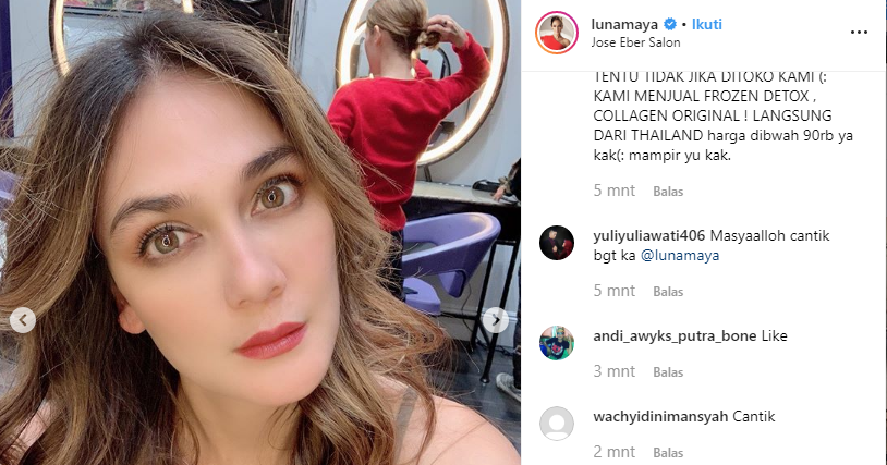 Warna Rambut Luna Maya Terbaru / BERBAGAI EKSPRESI LUNA MAYA SAAT