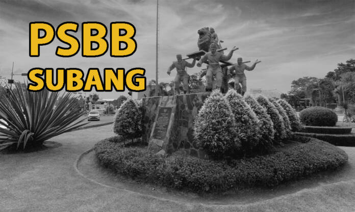 Jika Disetujui Kemenskes, 6 Mei Subang dan Seluruh Jabar Bakal PSBB