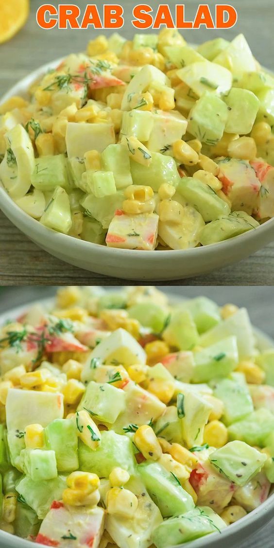 Imitation Crab Salad - Delicious Vegan Keto Recipes For Breakfast