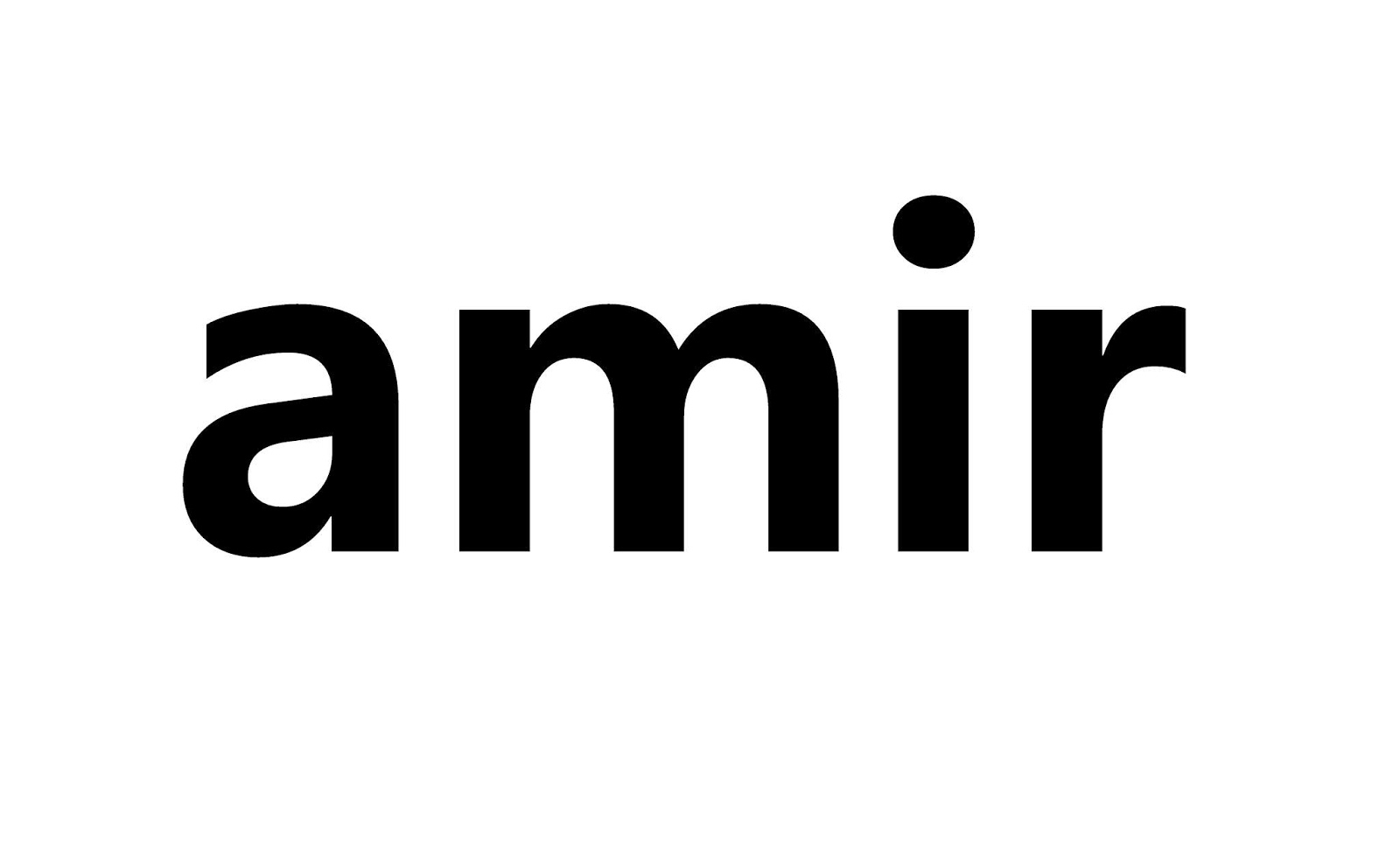 Amir Inciso Tagliacarte Opzionale Testo Stampato Nome Amir 