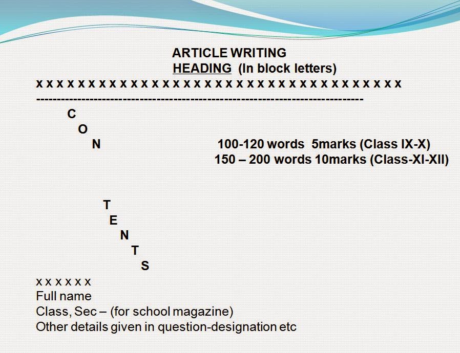 formats-for-writing-skills-in-english-article-writing