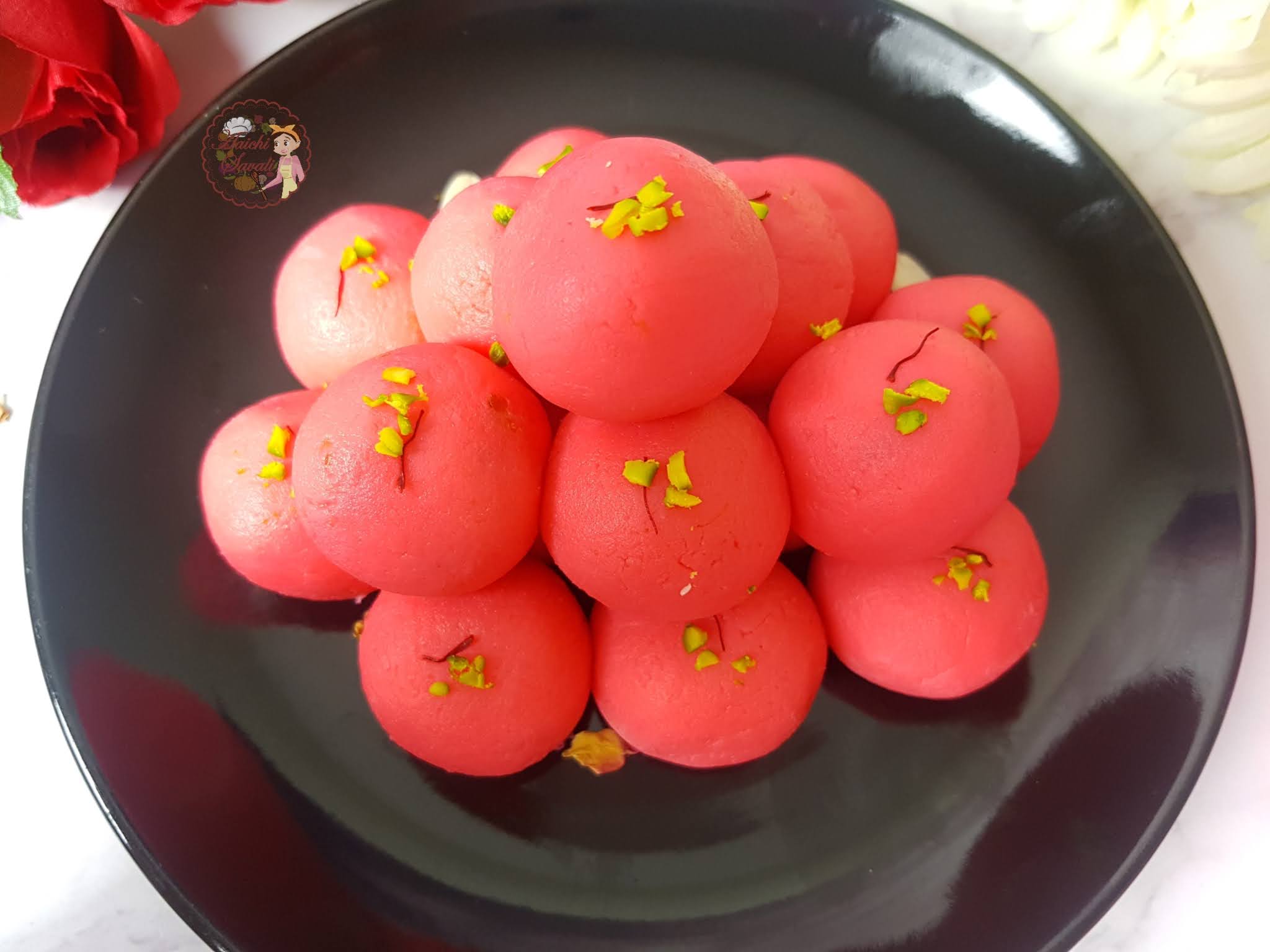 Diwali Special Instant Pot RoseMalai Ladoos Instant Paneer Ladoo