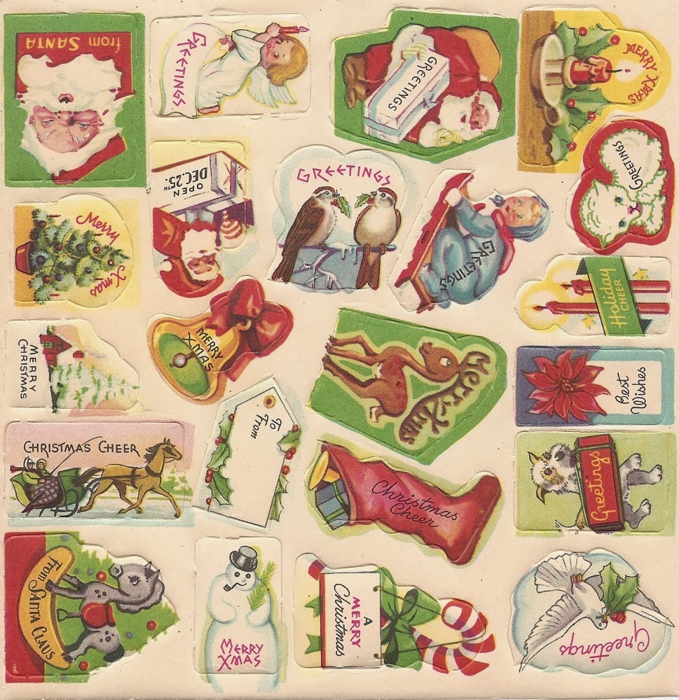 It's A Very Cherry World!: VINTAGE CHRISTMAS SEALS