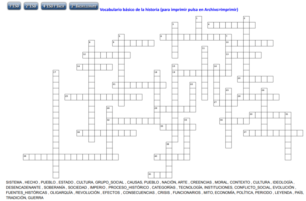Introducir 57+ imagen crucigrama de la segunda guerra mundial Abzlocal.mx