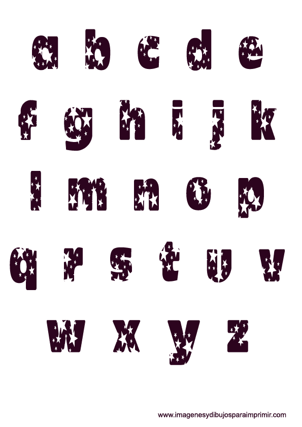 Letras del abecedario bonitas-Colorear dibujos,letras, Actividades