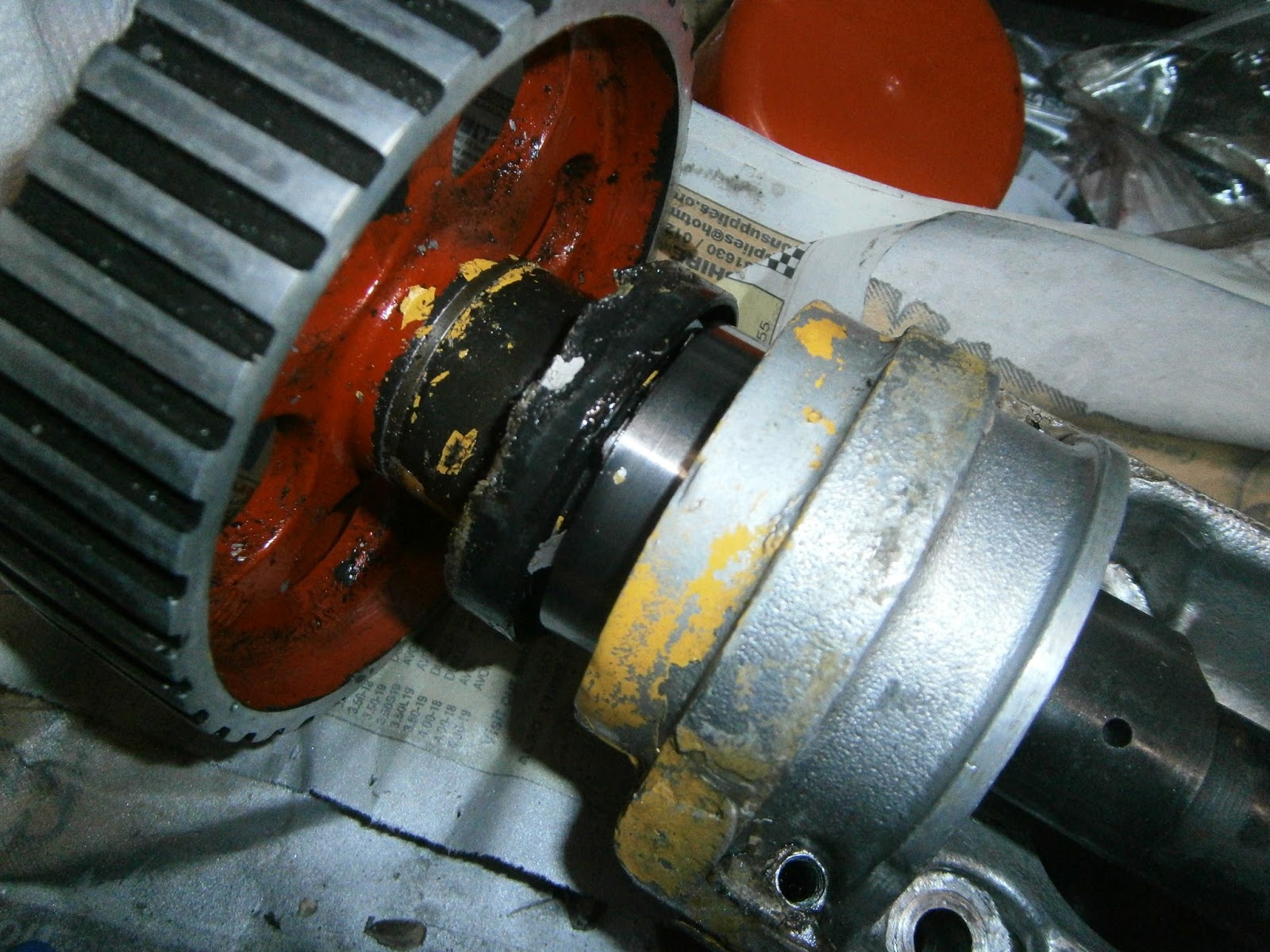 Lotus Excel Restoration Camshafts and camcarriers