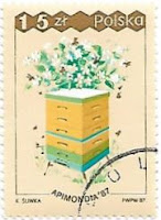 Selo Caixa de abelhas