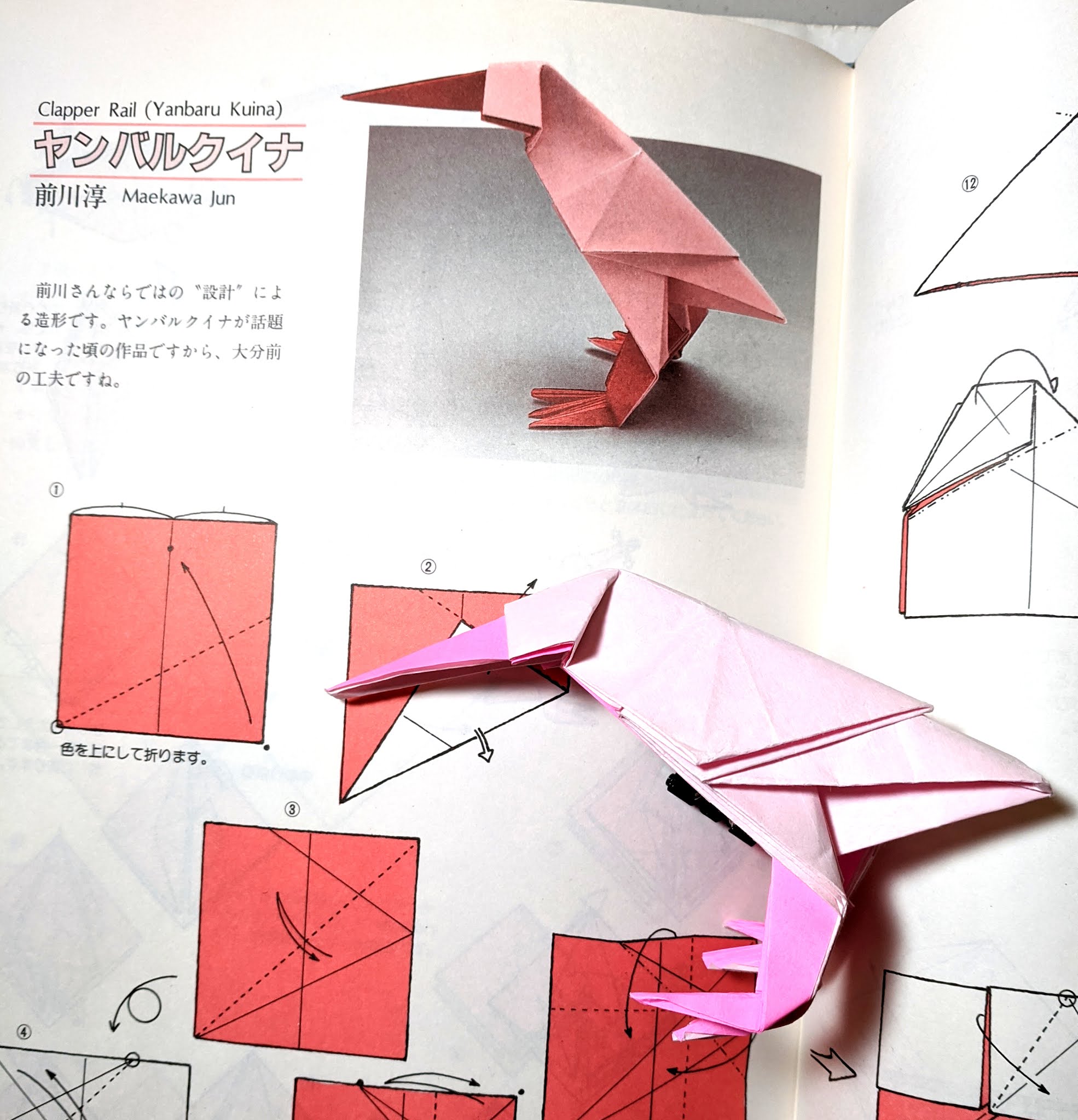 Origami Clapper rail by Jun Maekawa
