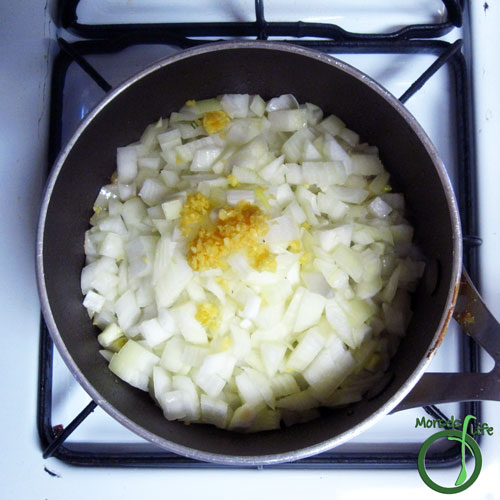 Morsels of Life - Bacon Jam Step 3 - Add in onions, garlic, vinegar, and honey.