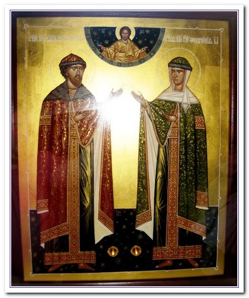 Икона Петра и Февронии