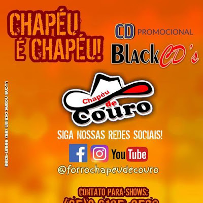 Chapéu de Couro - Promocional de Dezembro - 2019 - Especial pra Paredão - Black CDs