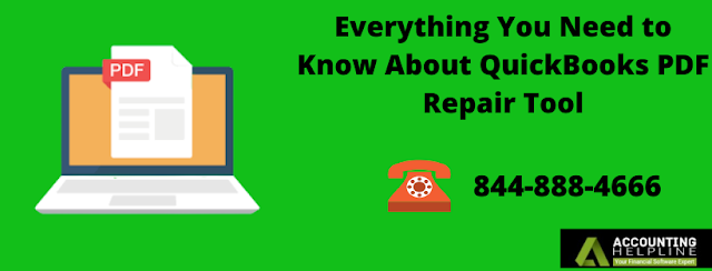 resolve QuickBooks PDF Repair Tool