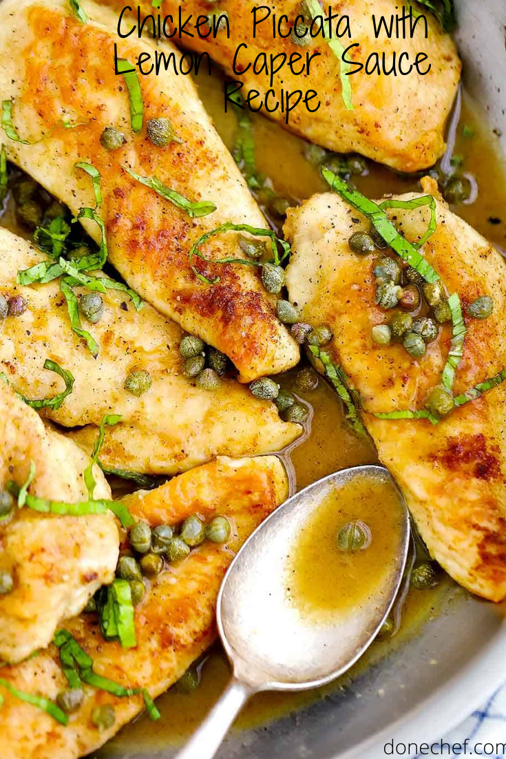 Chicken Piccata with Lemon Caper Sauce Recipe