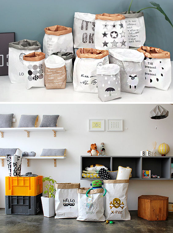 [2016 Interior Trend] paper bags Home Shabby Home Arredamento