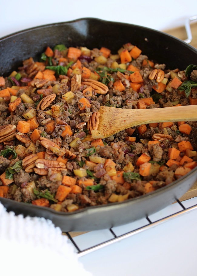 Just Jessie B Beef, Sweet Potato, & Apple Breakfast Hash PALEO, Whole30