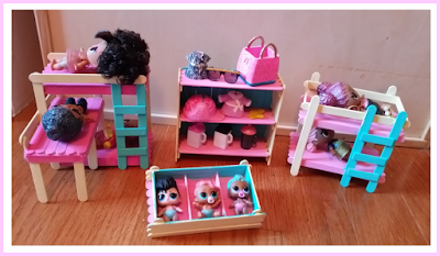 What I Love Today : DIY L.O.L Doll Furniture out of Popsicle Sticks