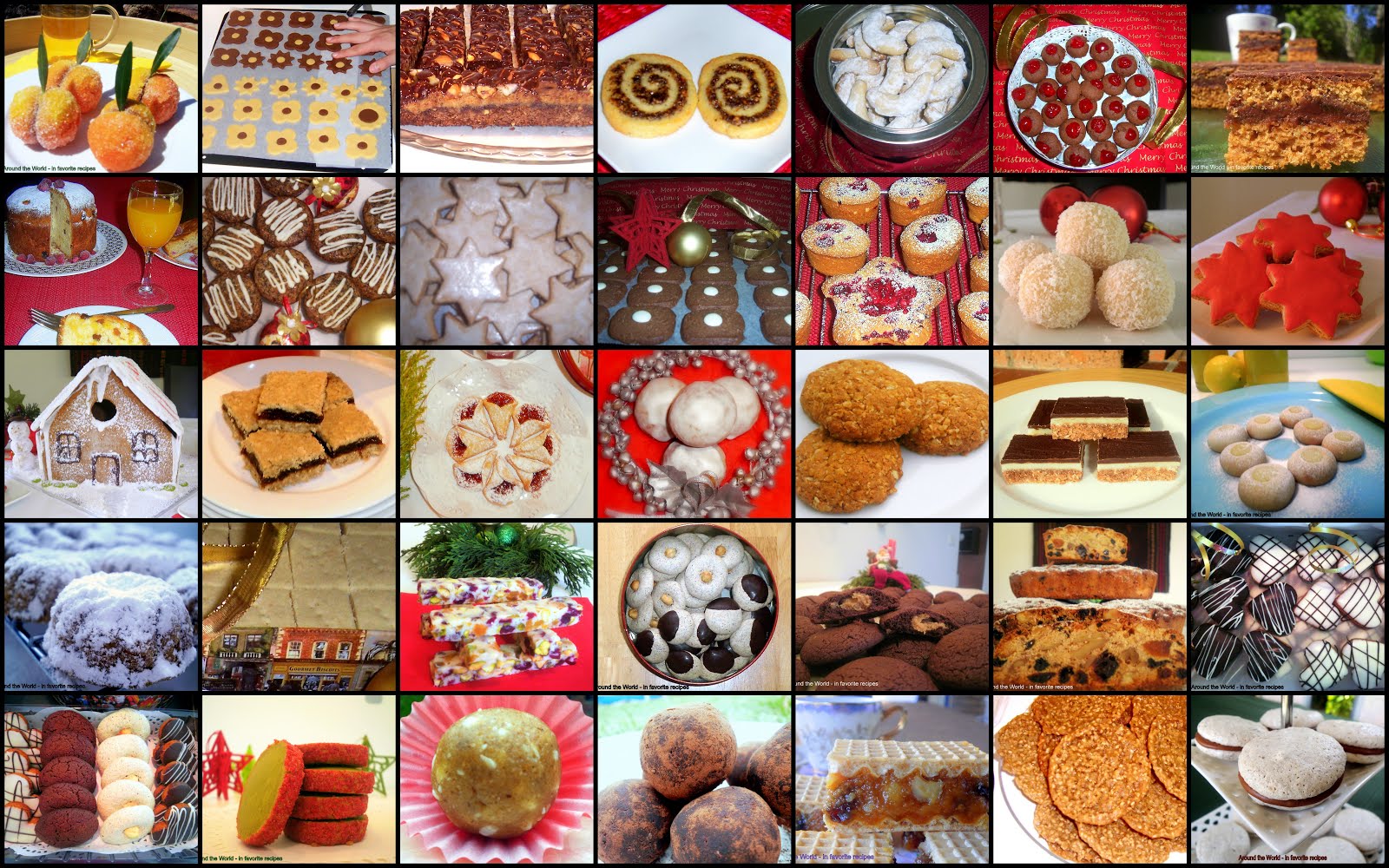 Around the World in favorite recipes Most beautiful Biscuits for