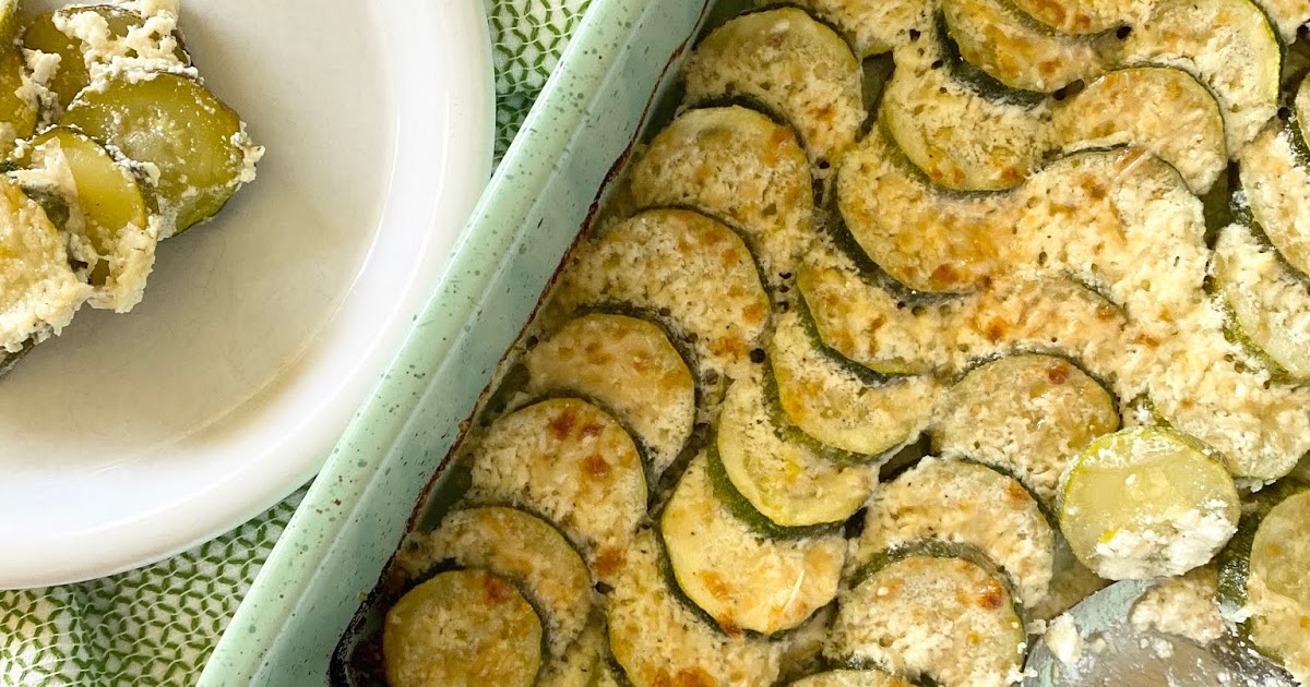 Scalloped Parmesan Zucchini Bake Ally's Sweet & Savory Eats