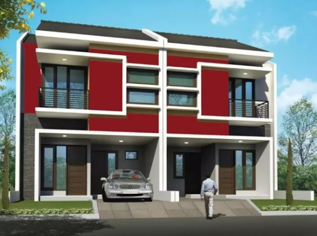 simple 2nd floor house front design