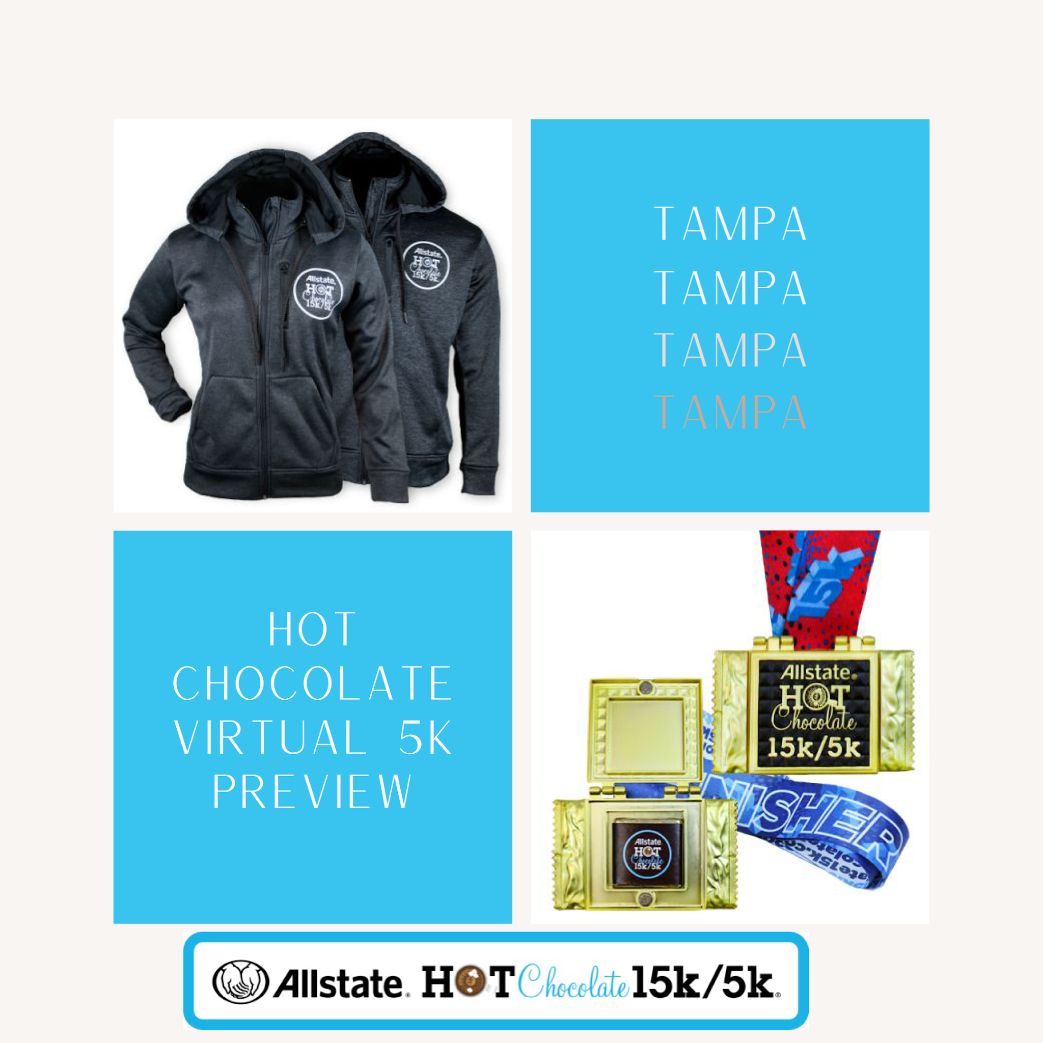 Allstate Hot Chocolate Virtual Run Tampa 15K/5K Will Run For