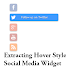 Extracting Hover Style Social Media Widget for Blogger