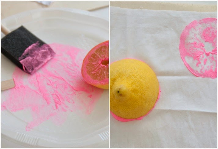 Reto pinterest estampación frutas