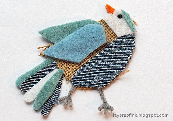 Sizzix Patchwork Bird  ̹ ˻