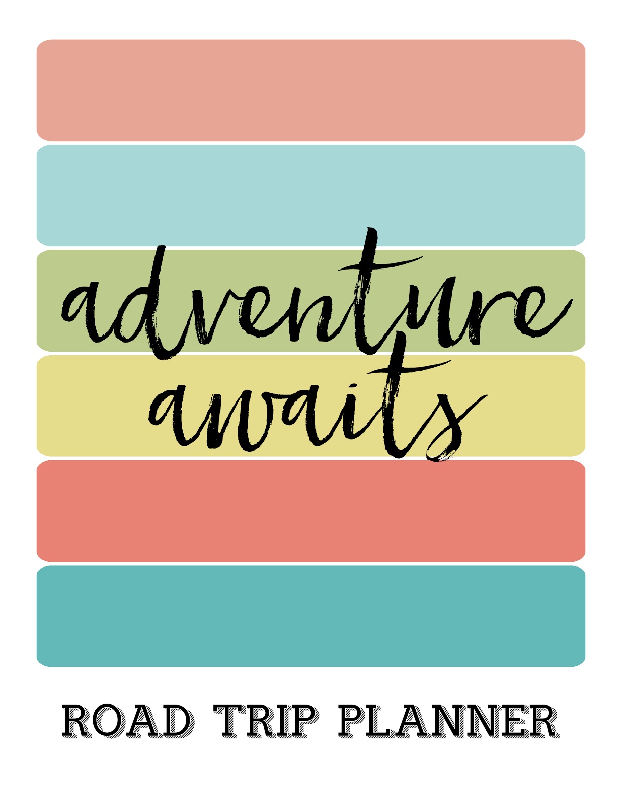 vacation planning printables