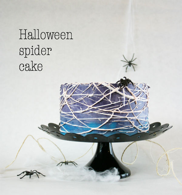 HALLOWEENIN HÄMÄHÄKKIKAKKU - HALLOWEEN SPIDER CAKE