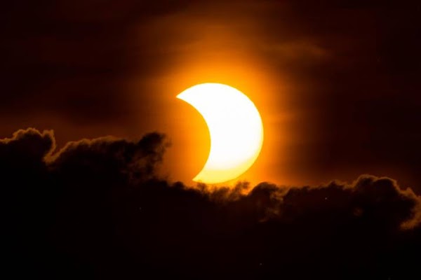 Así se vio el primer eclipse solar anular de 2021