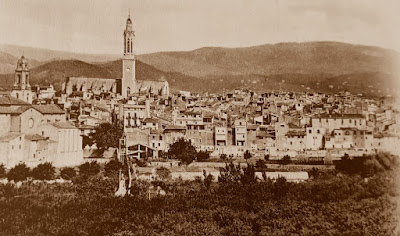 1933 – Perspectiva de la ciudad de Valls Perspectiva de la ciudad de Valls en el año 1933
