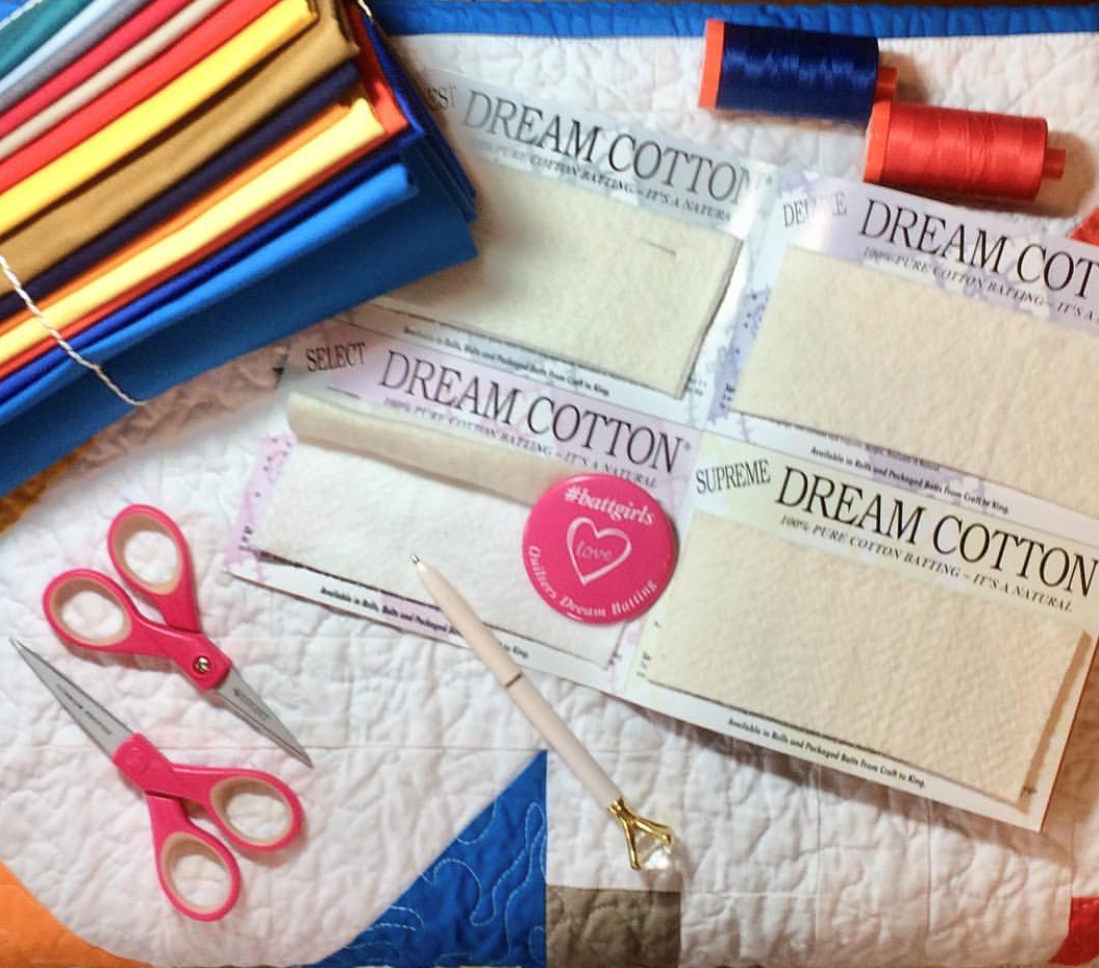 QUILTERS DREAM BATTING July 2019