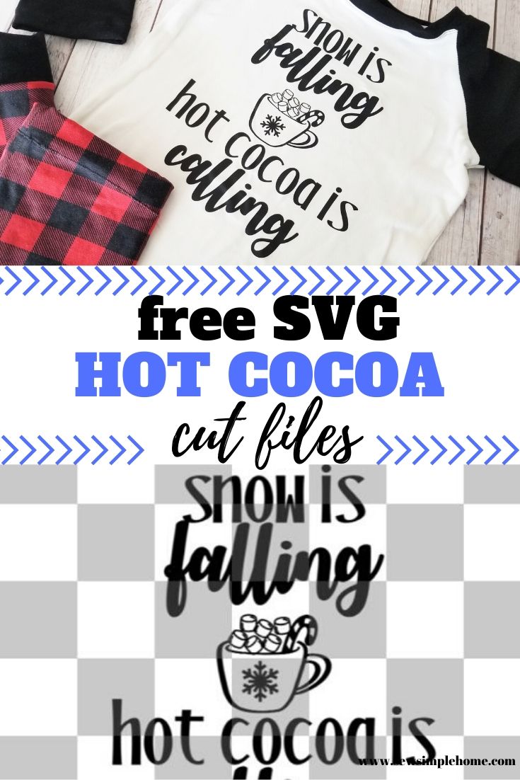 Free Holiday Hot Cocoa Svg Cut Files For T Shirts Sew Simple Home