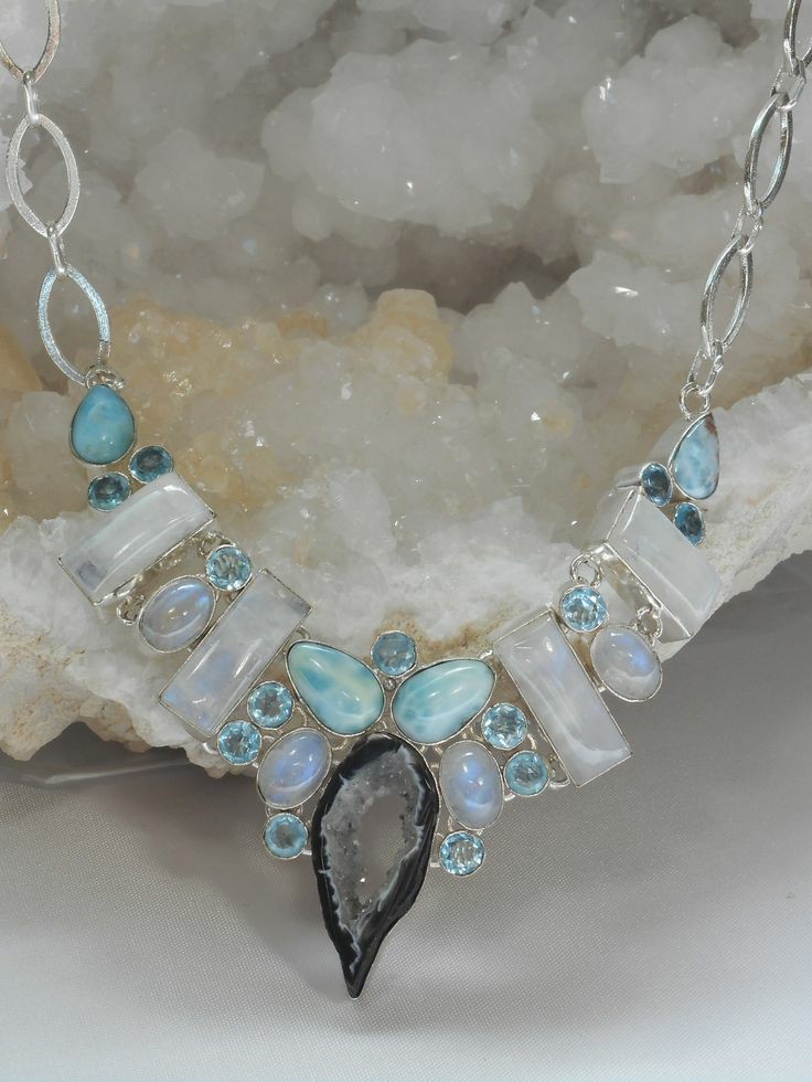 Sea stone necklace