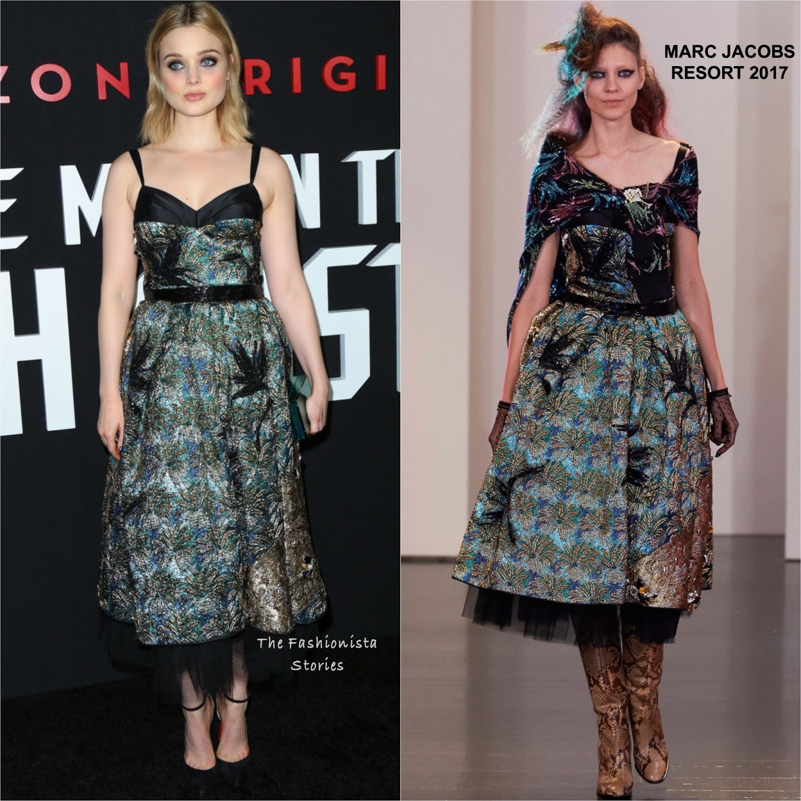 Bella Heathcote in Marc Jacobs at Amazon's 'The Man in the High Castle