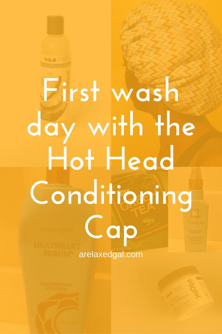 3 Weeks Post Relaxer First Wash Day Using The Hot Head Conditioning