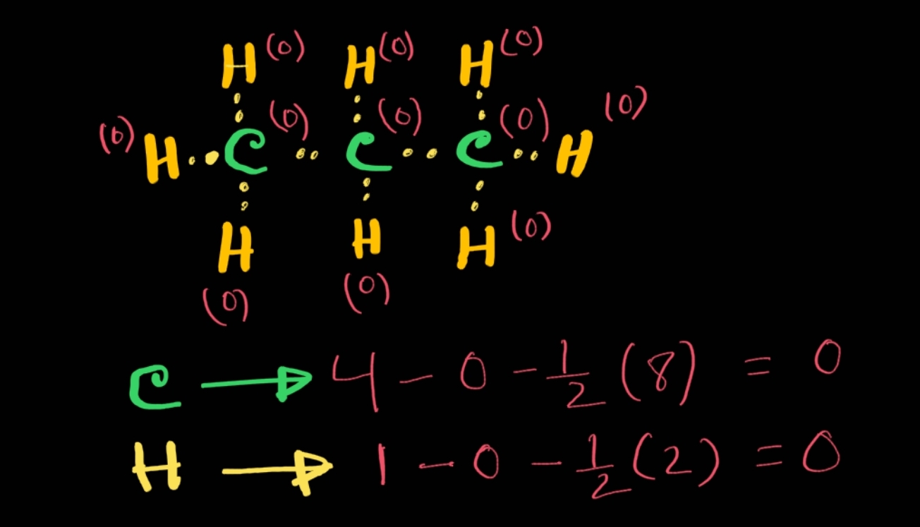 C3h8 Lewis Structure Valence Electrons Formal Charge