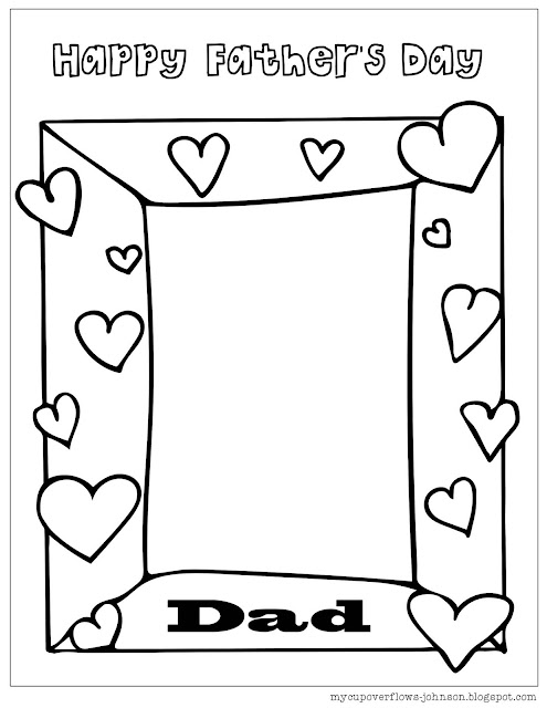 free Father's day coloring pages to print